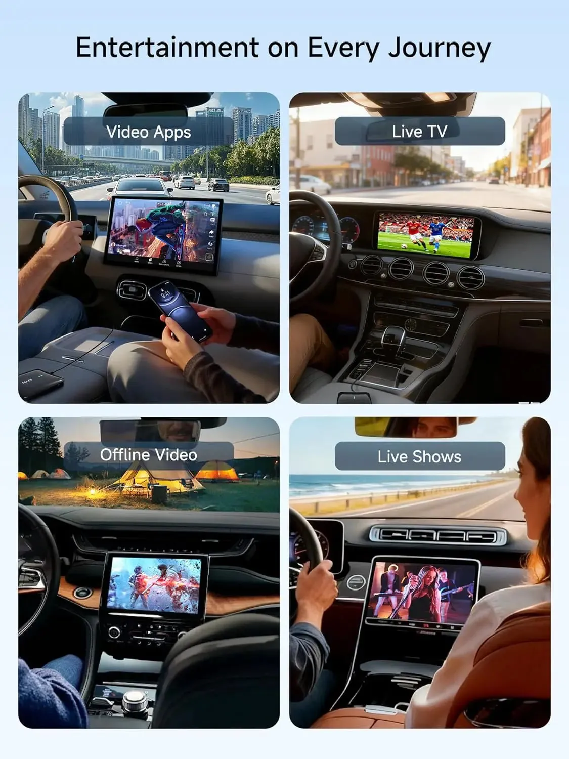 ATOTO CB4 CB4B adaptador CarPlay inalámbrico 4+32GB vídeo