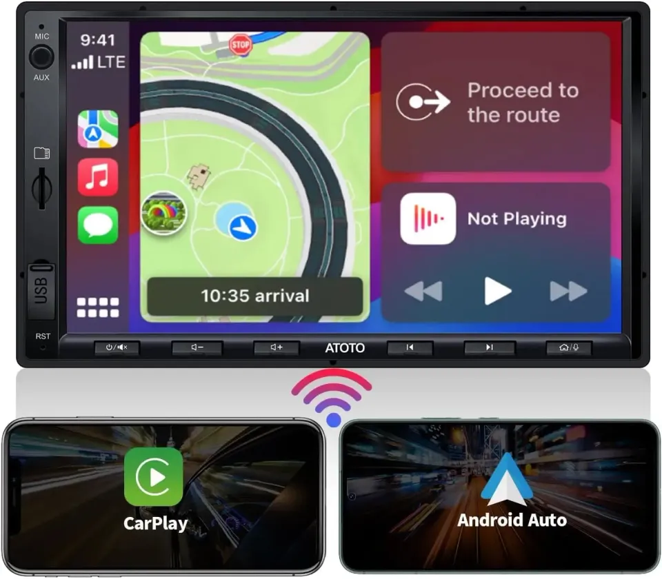 ATOTO F7WE F7G2A7WE autorradio 2DIN 7" Carplay táctil
