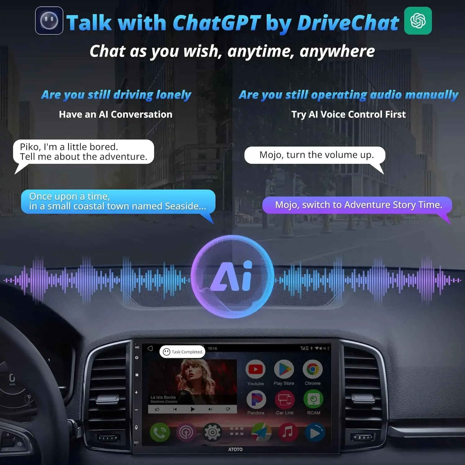 ATOTO A6 A6G2C7PF Autorradio QLED 7 pulgadas DAB 2+32GB