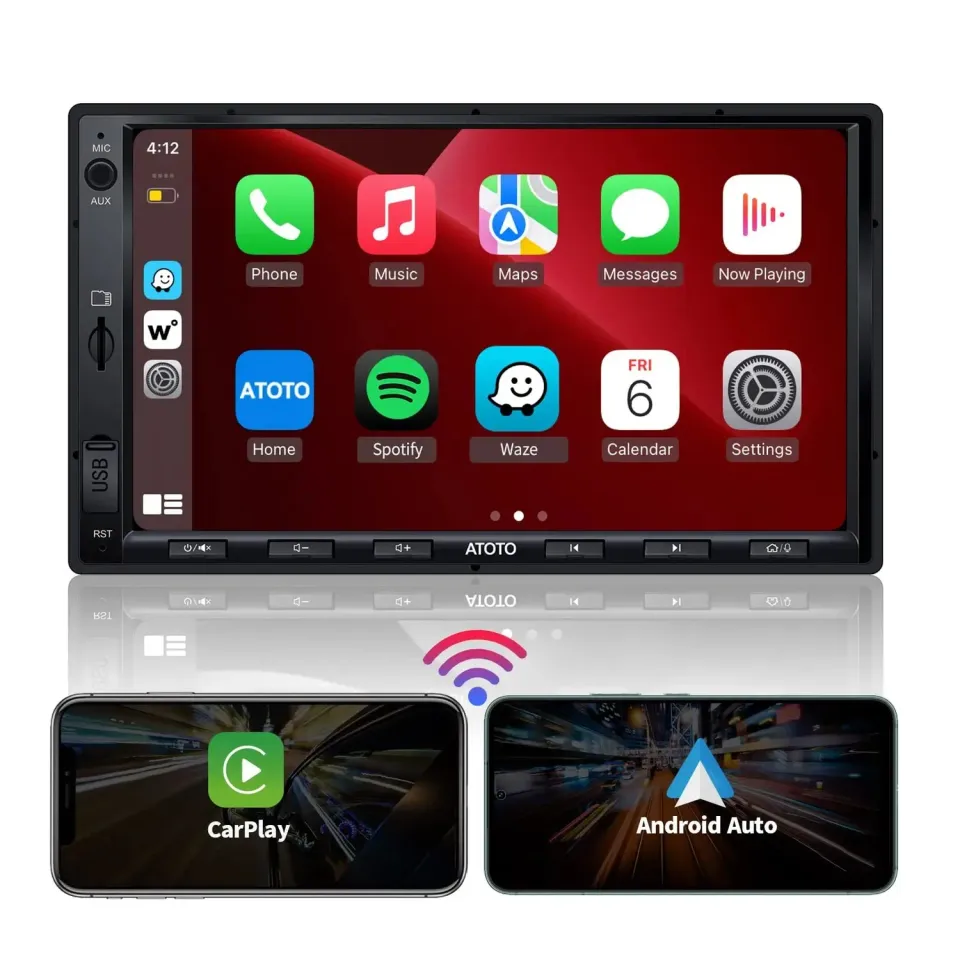 ATOTO F7 F7G2A7WE autoradio 7 pulgadas CarPlay inalámbrico