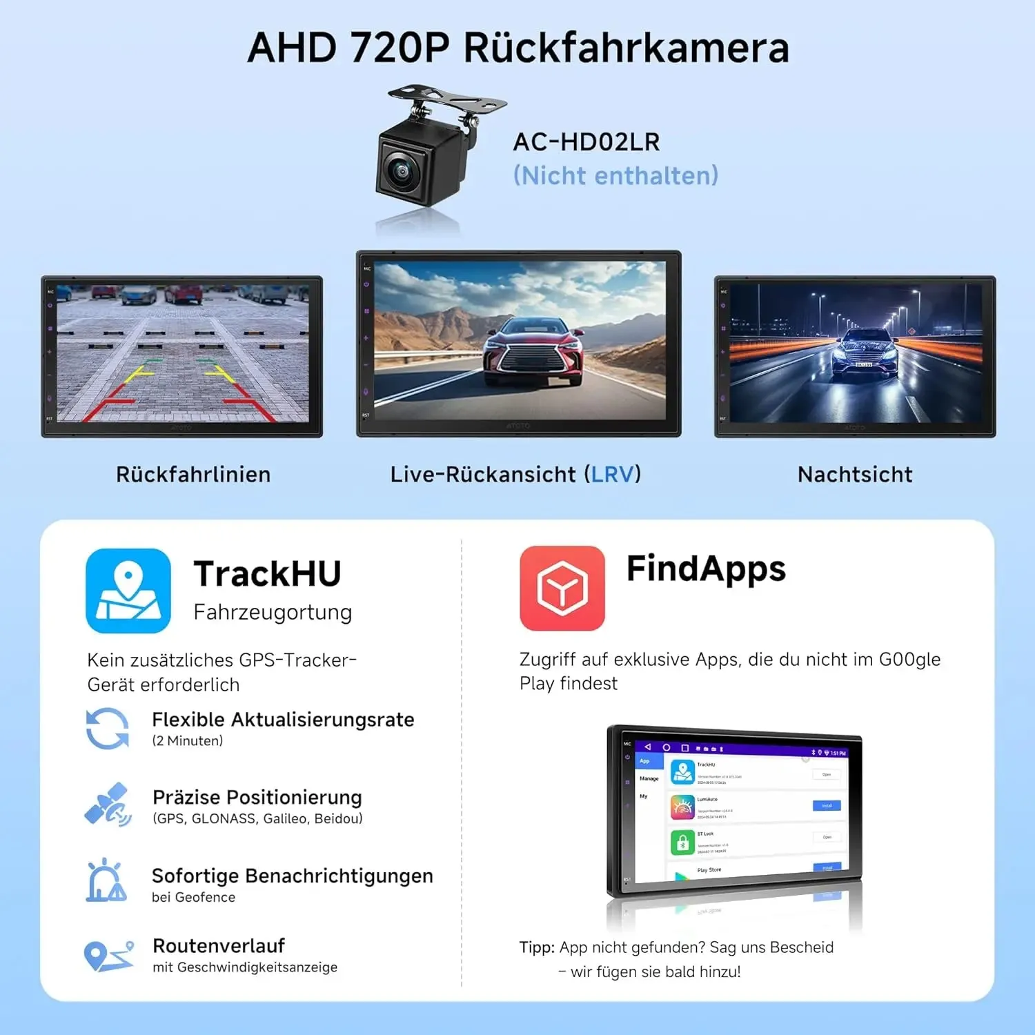 ATOTO A5L A5LG2B7T autorradio 7" 2GB+32GB CarPlay