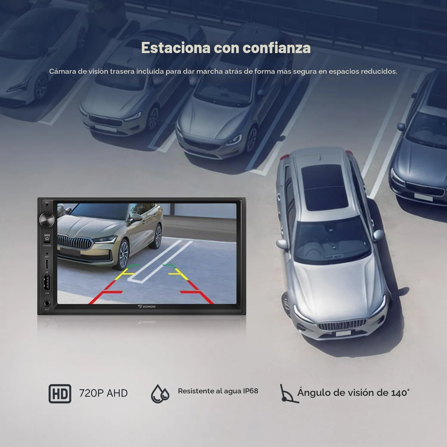 Eonon X3 radio coche doble DIN pantalla 7" CarPlay
