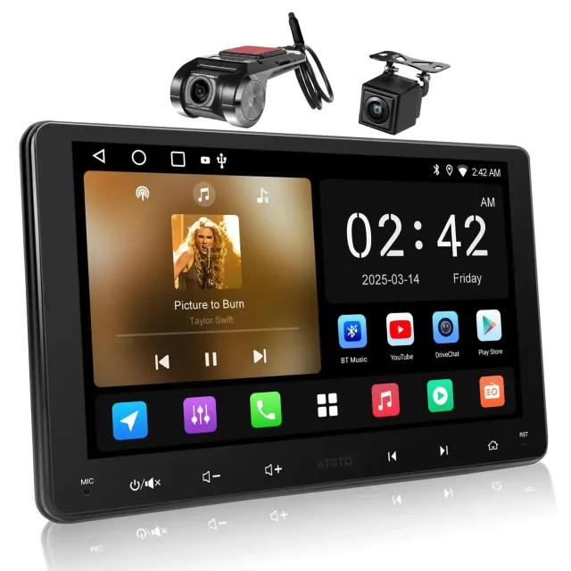 ATOTO A5LG209T-S12 radio 2 DIN 9 pulgadas reacondicionada