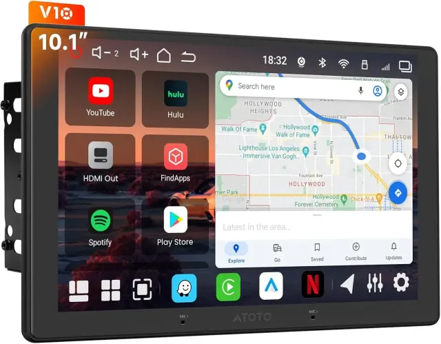ATOTO V10 V10G211OC autorradio 10" 6+128GB inalámbrico