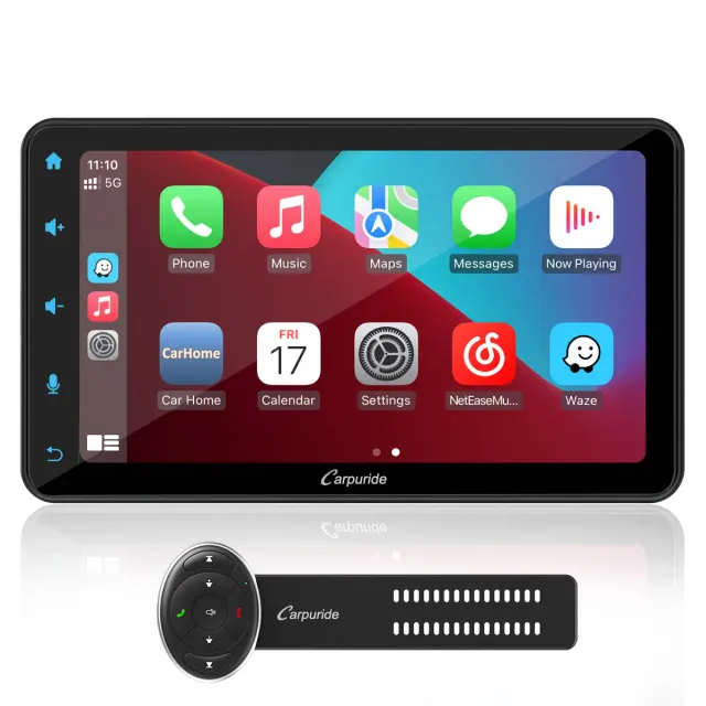 Carpuride W707 pantalla coche CarPlay inalámbrico 7 pulgadas