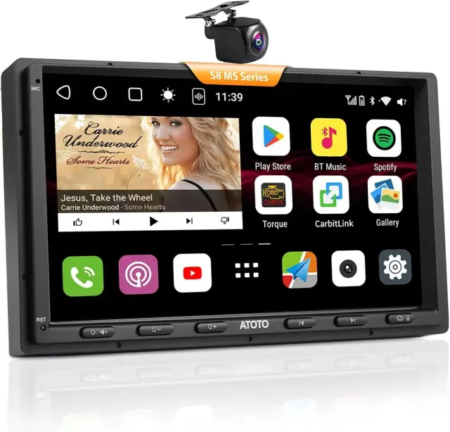 ATOTO S8 S8G2A74MS autorradio 7" QLED con cámara trasera