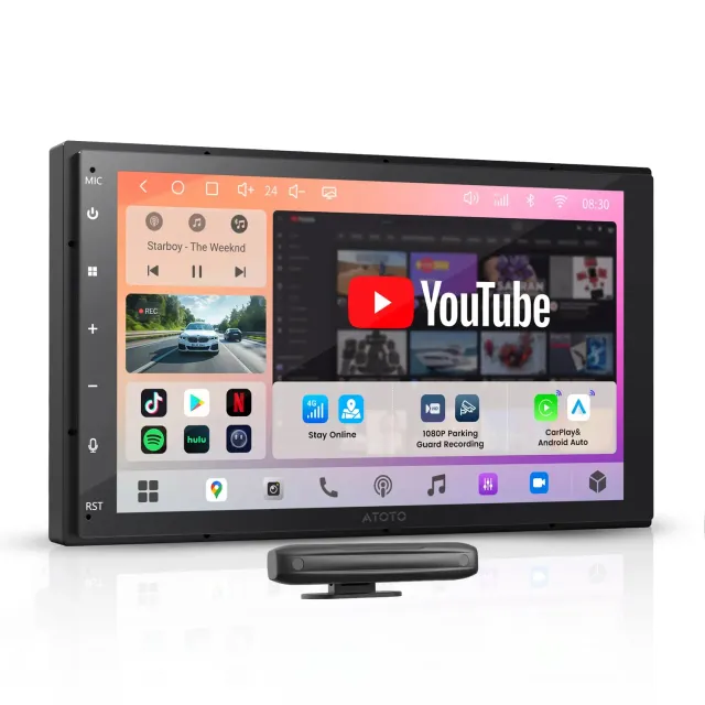 ATOTO S8 S84G2B7P autorradio Android 7" QLED 4G LTE CarPlay
