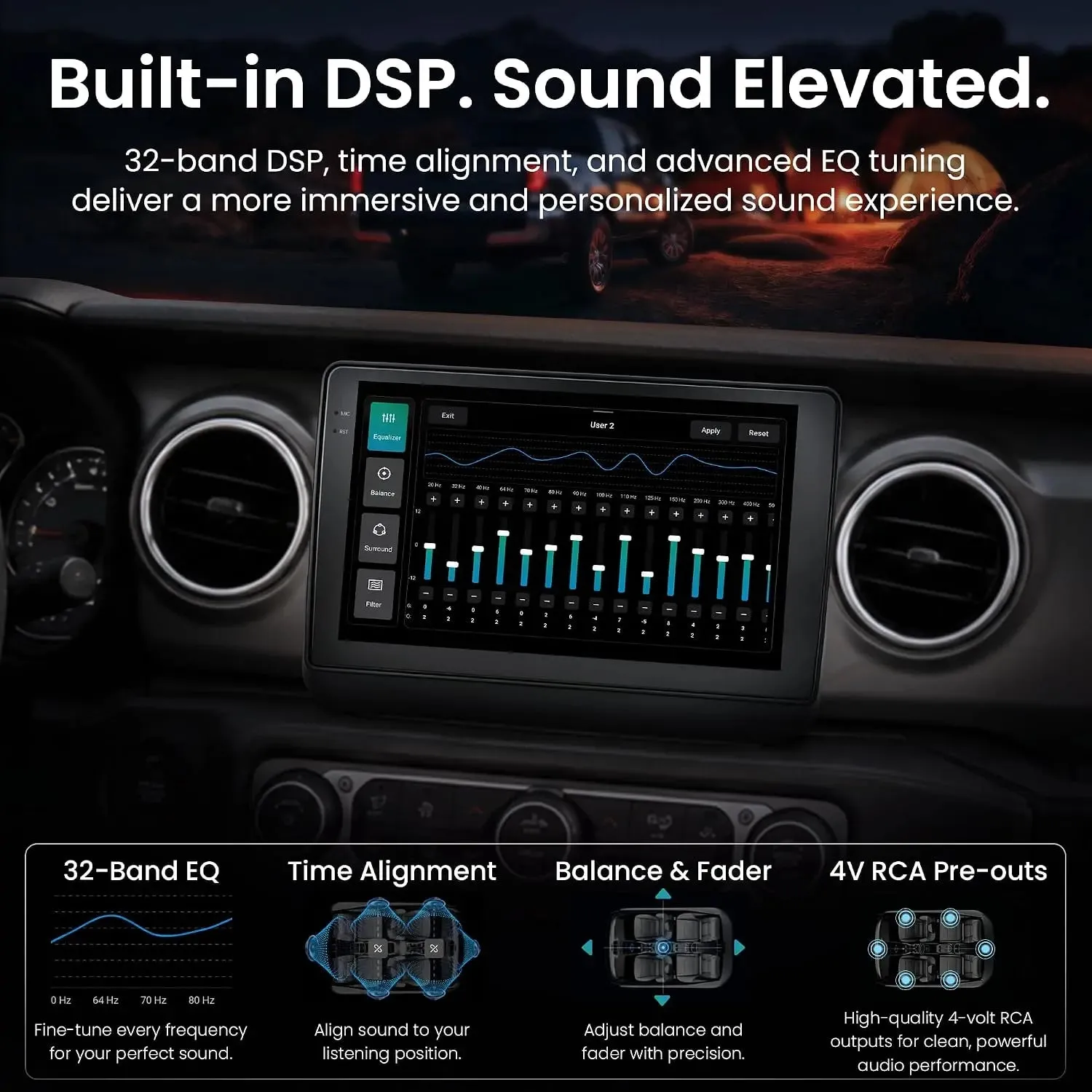 ATOTO S8 S8LMMR09ADM autoradio Android 9" para Jeep