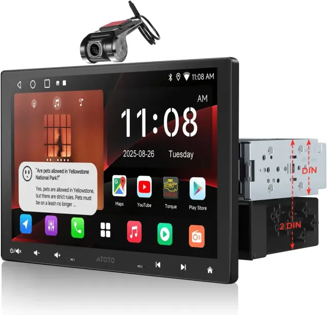 ATOTO A5L A5LG110T autorradio Android 10,1" QLED