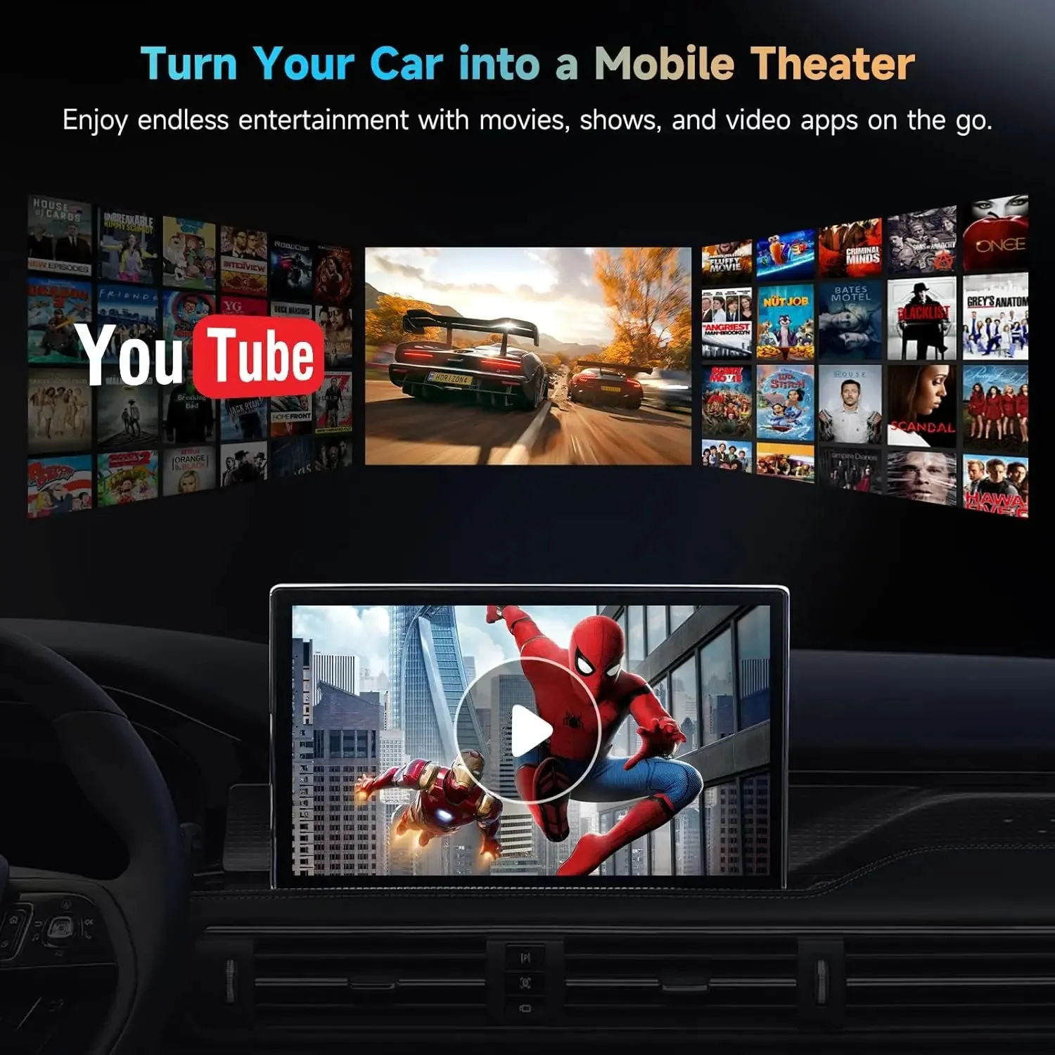 ATOTO AD5 adaptador CarPlay inalámbrico AI tarjeta 256GB