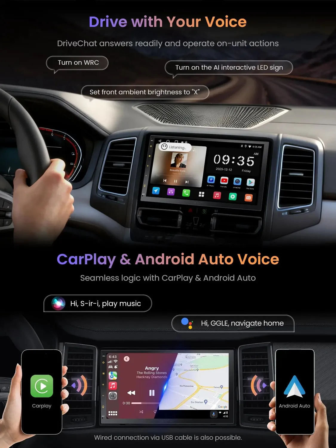 ATOTO A5L A5LG2B7T Radio Coche 2 DIN 7" 2+32GB CarPlay