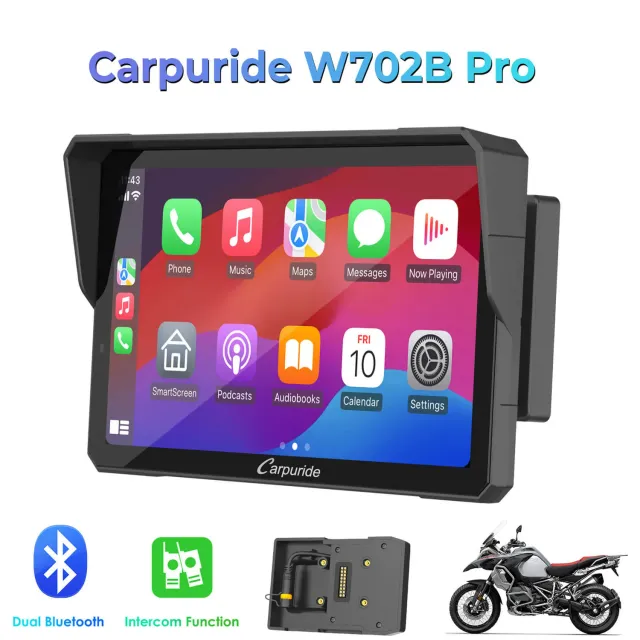 Carpuride W Pro pantalla moto BMW CarPlay