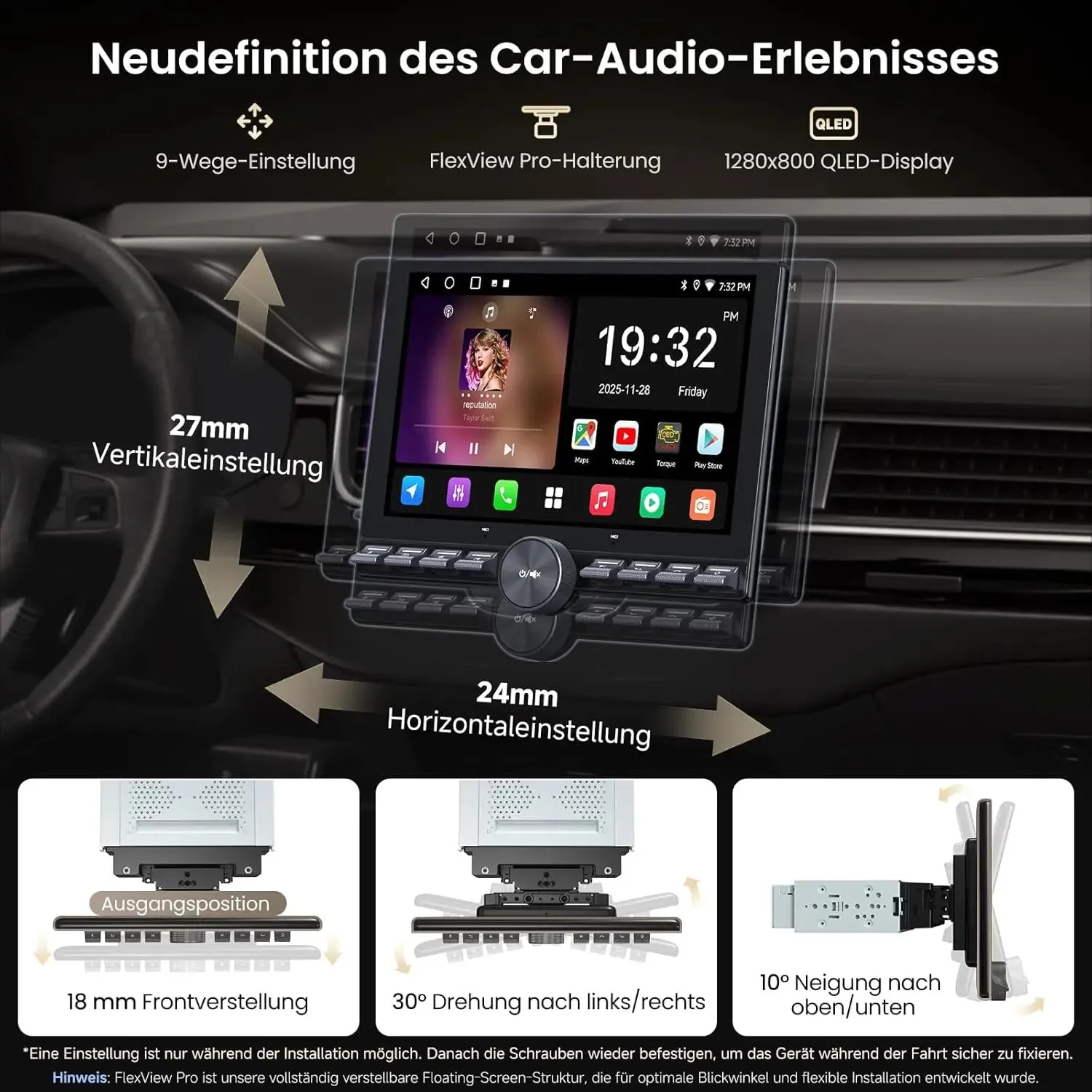 ATOTO A5L A5LG110PT-S01 autoradio 10 pulgadas CarPlay inalámbrico