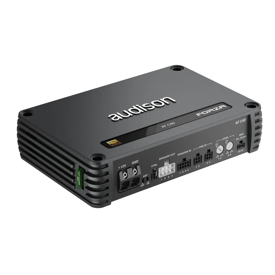 Audison Forza AF C4D amplificador 4 canales 4x150W