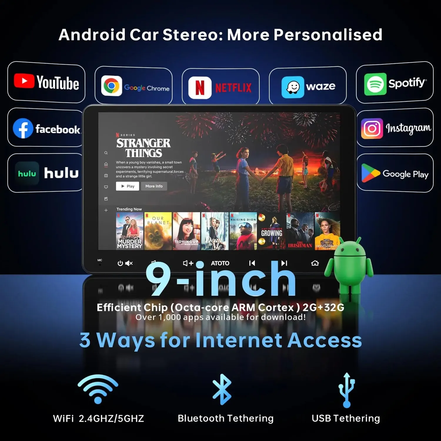 ATOTO A6PF A6G209PF-S04 autorradio Android 9 pulgadas