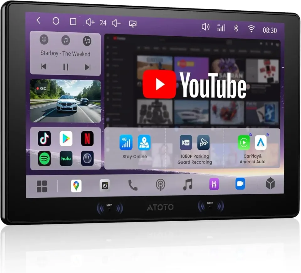 ATOTO S8 Gen4 autoradio Android 9" 4GB+64GB con CarPlay