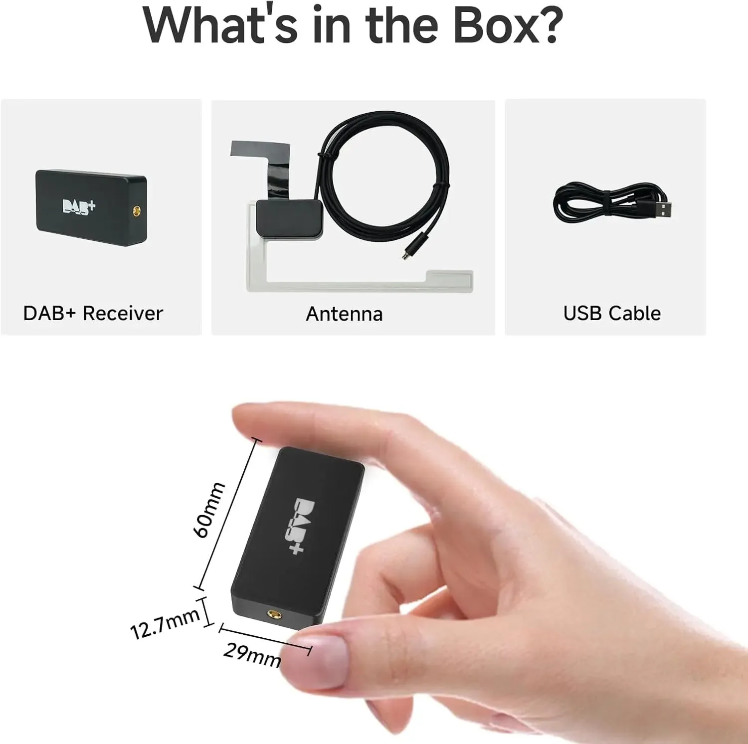 ATOTO A5 AC-4475 Receptor DAB+ USB para radio coche