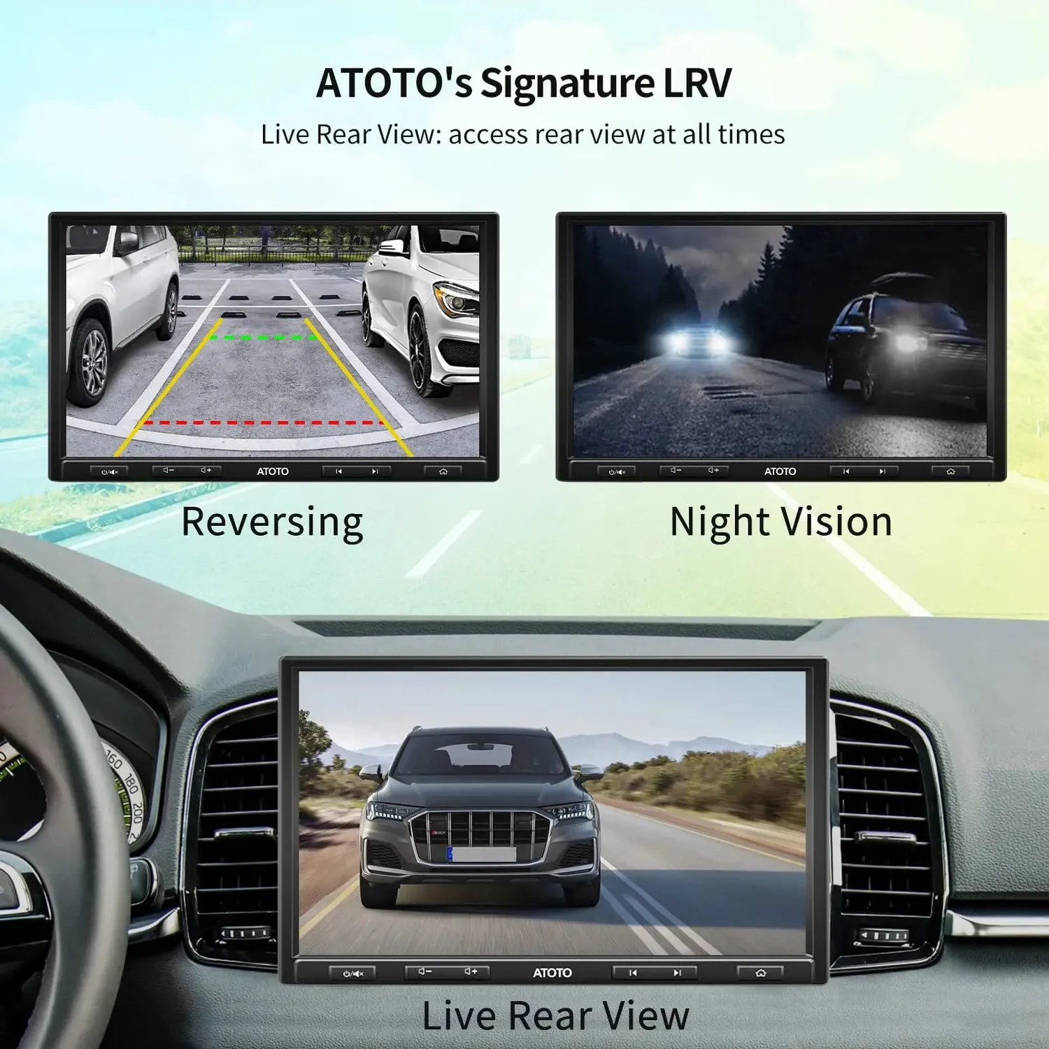 ATOTO F7 F7G110XED autorradio DAB+ 10,1" CarPlay inalámbrico