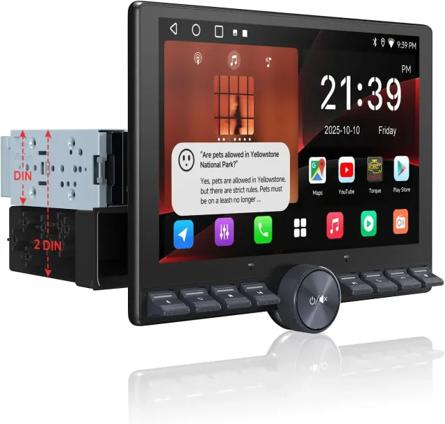 ATOTO A5LG110PT autorradio 10,1 pulgadas QLED 2 GB+32 GB