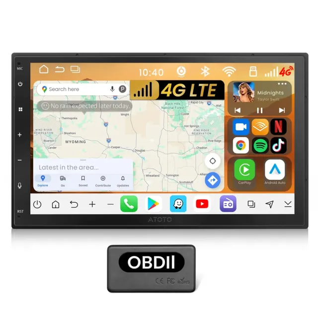 ATOTO S8 S8L autorradio 7 pulgadas 4+64G con 4G