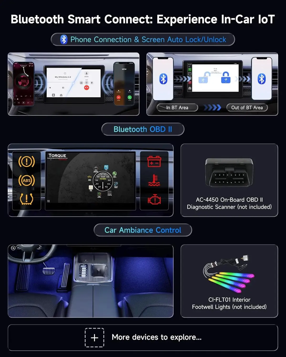 ATOTO CB4DT AI Box adaptador CarPlay inalámbrico 4 GB+32 GB