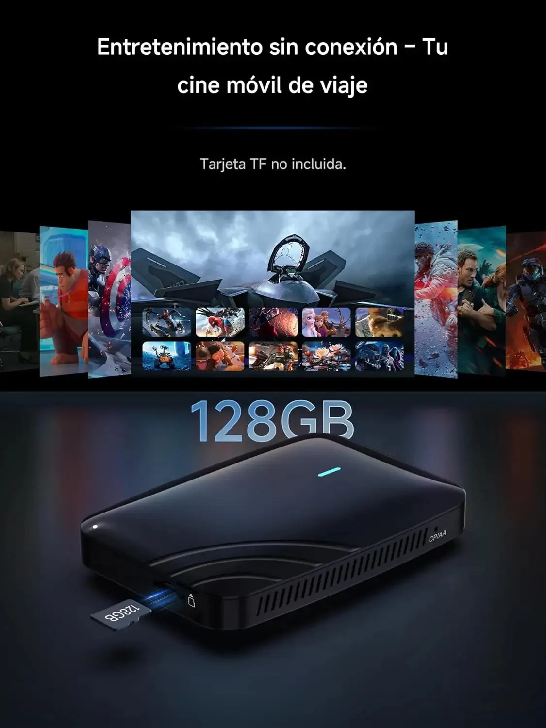 ATOTO CB4 adaptador CarPlay inalámbrico 4G+32G doble wifi
