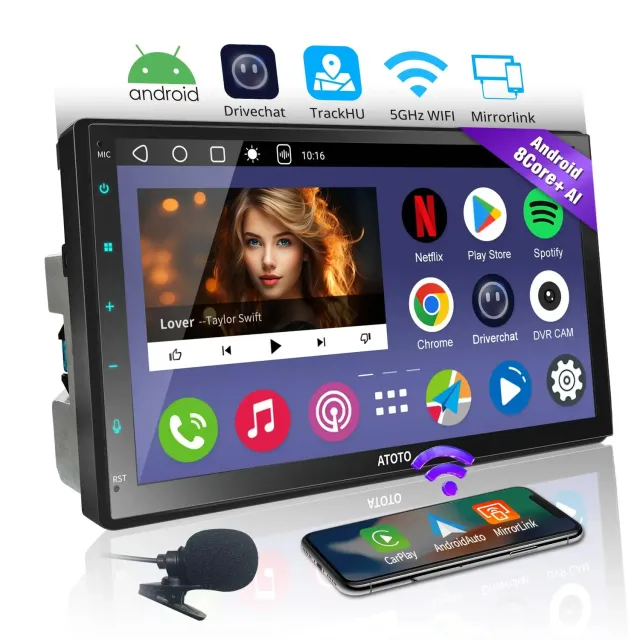ATOTO A6 A6PF Radio Coche 2 DIN 7 Pulgadas 2+32GB DAB+