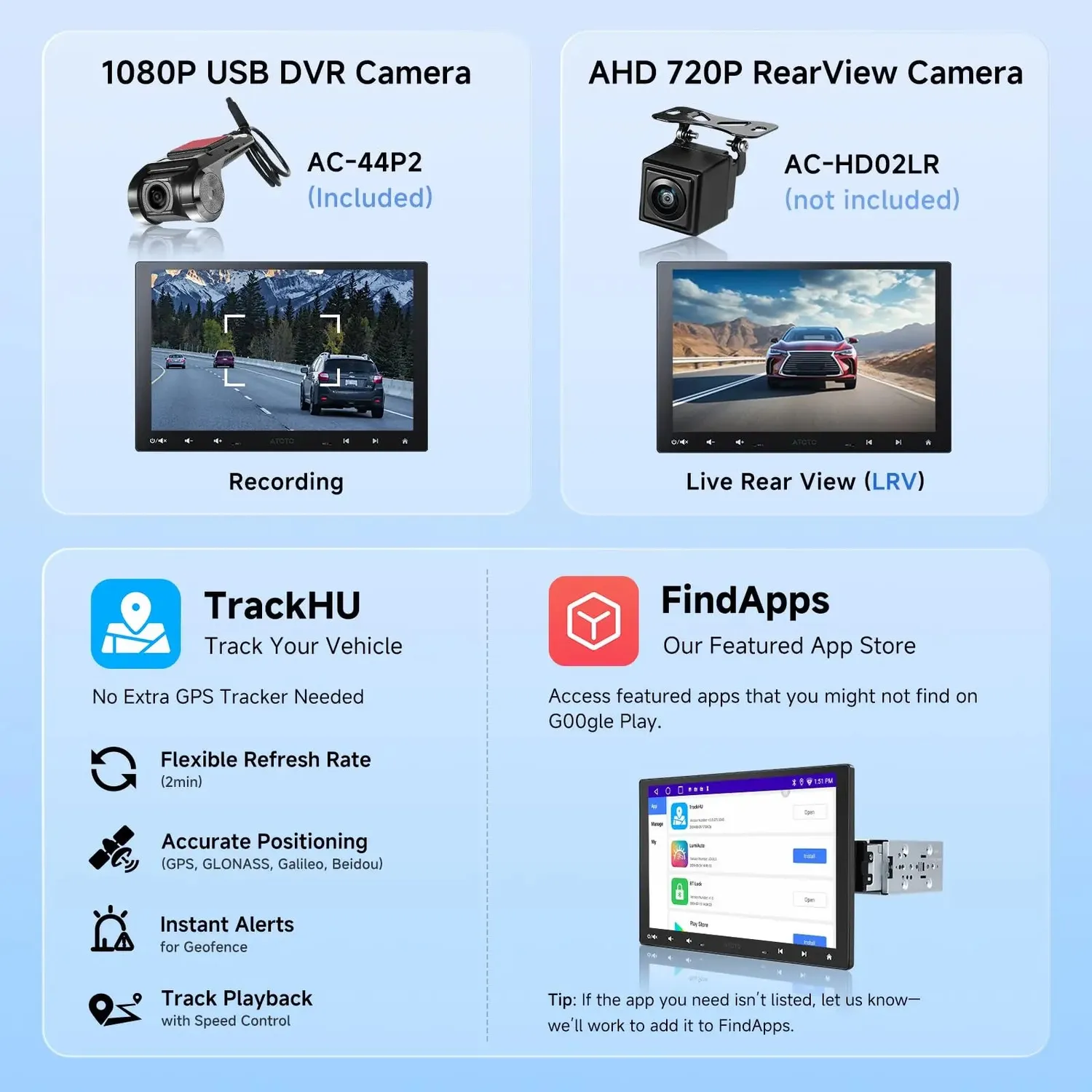 ATOTO A5L A5LG110T autorradio Android 10,1" QLED