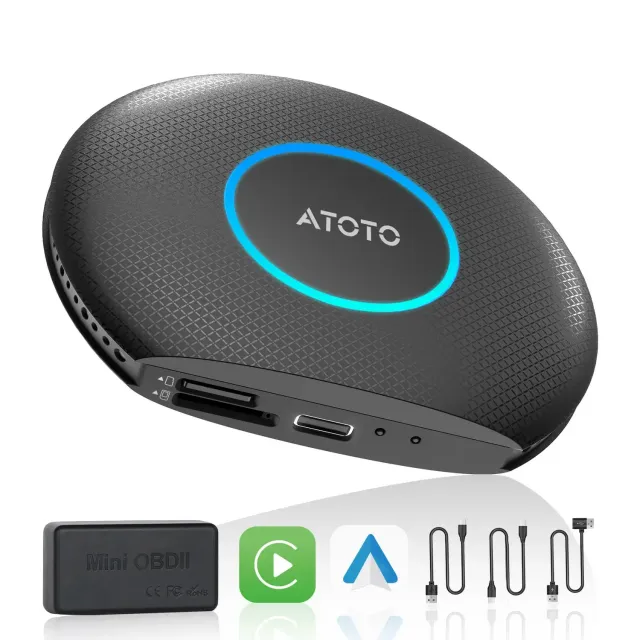 ATOTO CB6 CB6A-BK-S01 AI Box CarPlay 4+64G con OBD2