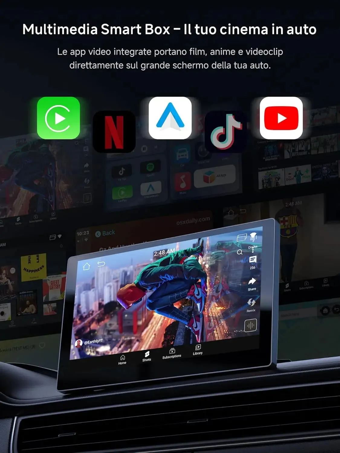 ATOTO ATOTOSELECT CB4A adaptador CarPlay 2 GB 16 GB