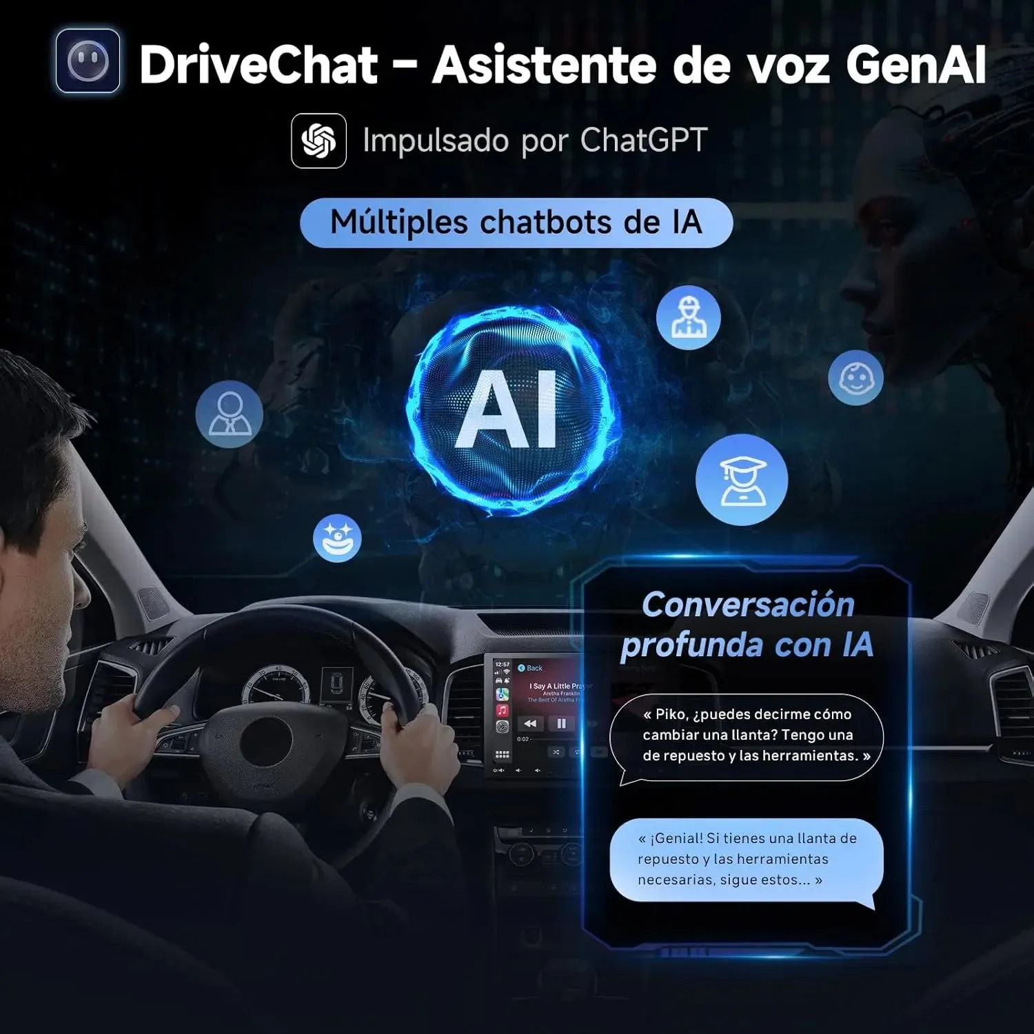 ATOTO A5L A5LG110T radio Android pantalla flotante 10 pulgadas