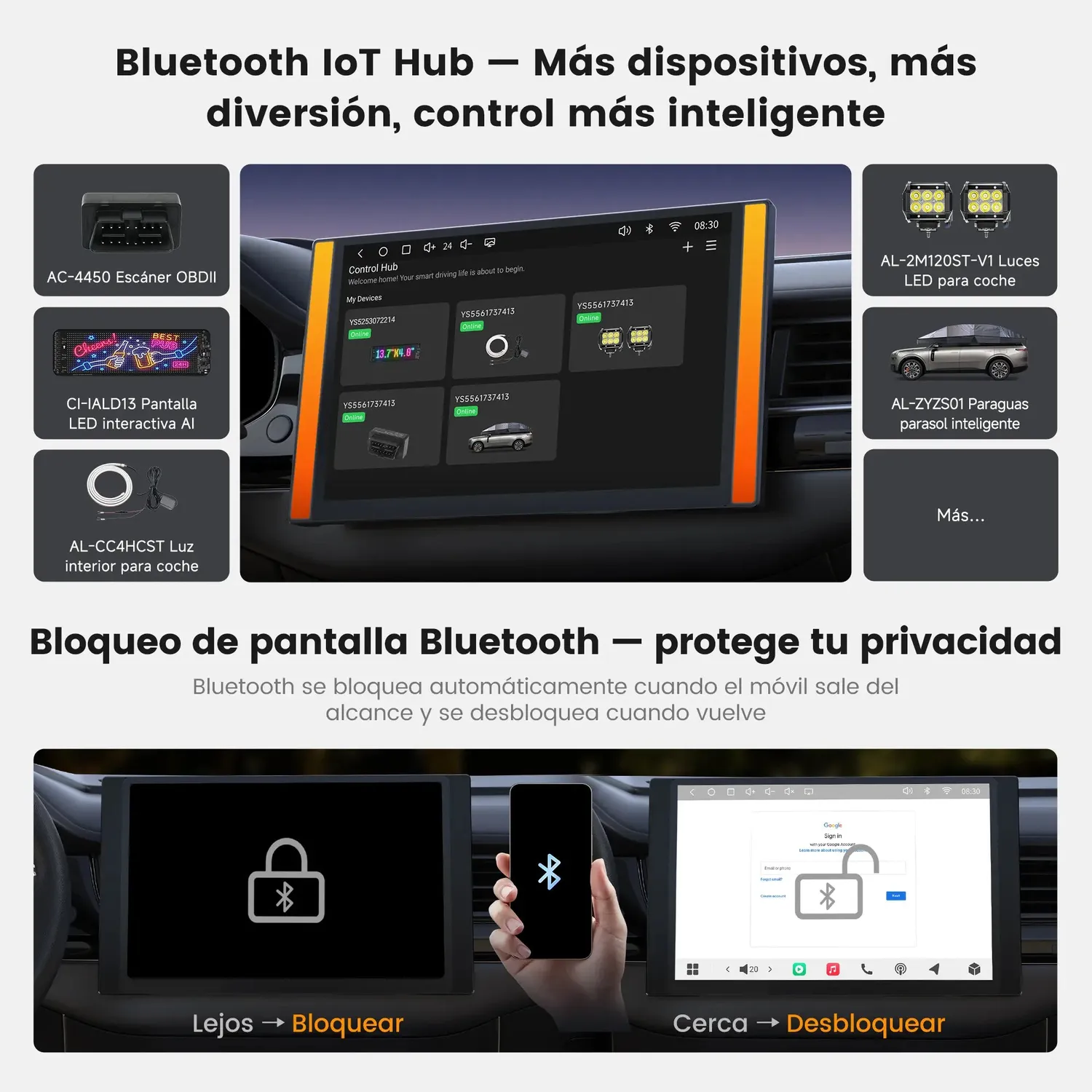 ATOTO S8 S84G225P autorradio 2 DIN Android 12,5" 4+64GB
