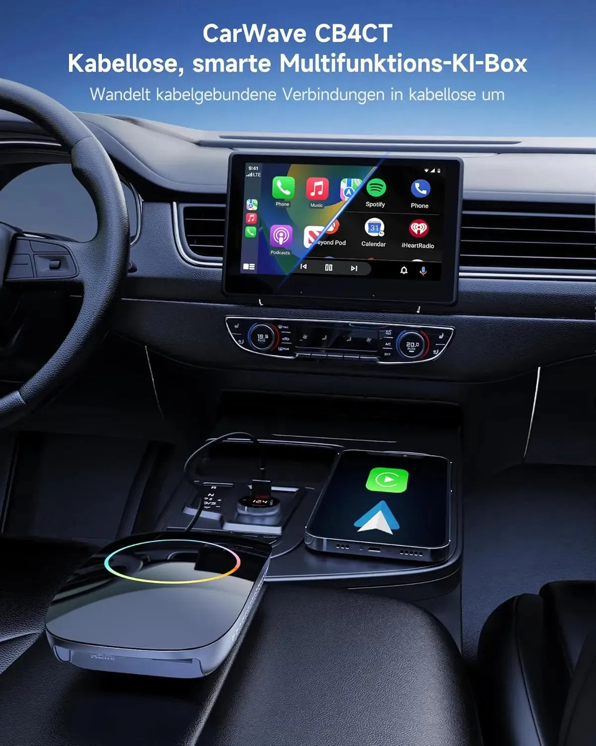 ATOTO CB4 CB4CT AI Box CarPlay 2+16GB