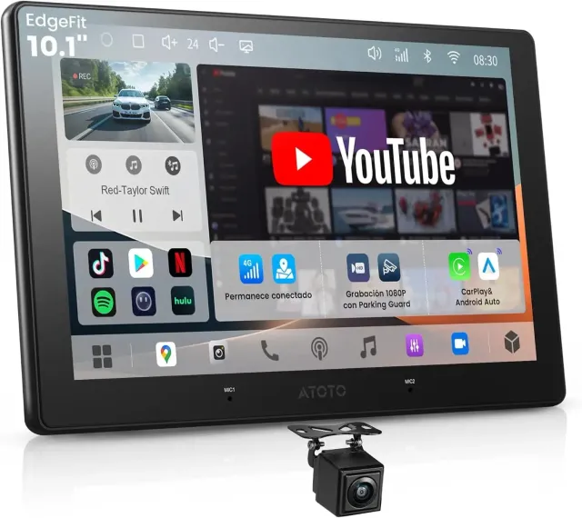 ATOTO S84G211P-S01 Autorradio 10,1 pulgadas QLED 4G