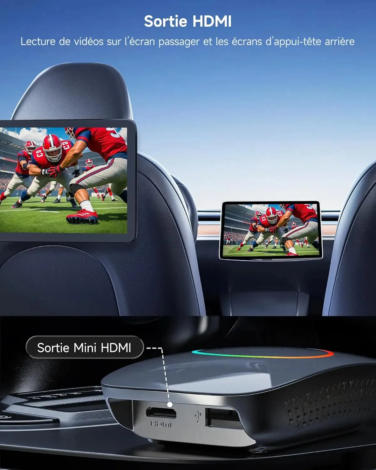ATOTO CB4 CB4CT Adaptador CarPlay AI Box 2+16GB Gris