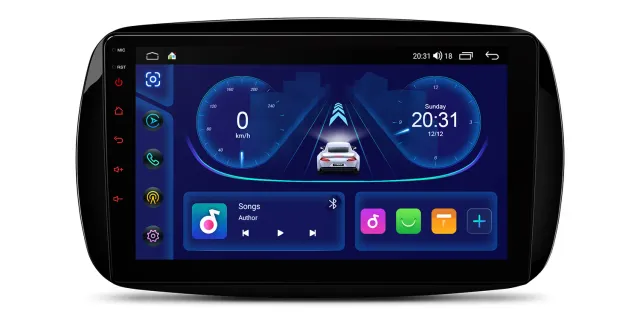 XTRONS ID Series IDSP90MSMTN radio para Smart Fortwo