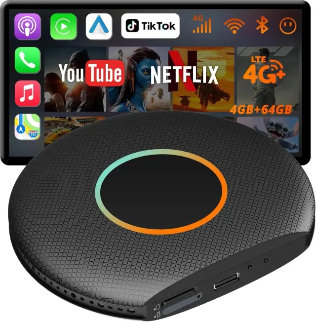 ATOTO CB6 adaptador CarPlay inalámbrico Android AI Box